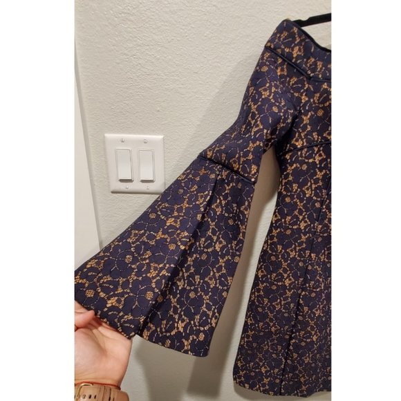 KEEPSAKE Too Soon Mini Navy Dress - Picture 5 of 8